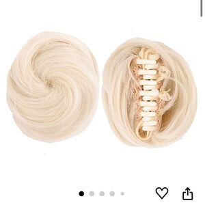 10/$13 Space Bun Hairpieces Mini Claw Clip in Hair Bun 2 pcs